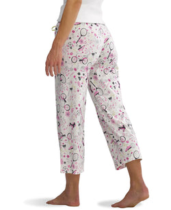 Hue Backyard Capri Pajama Pants Off White thumbnail 2