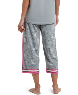 Hue Capri Pajama Pants Sleet thumbnail 2