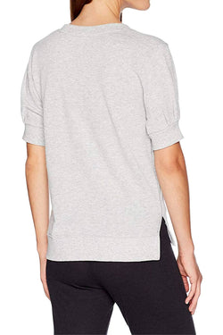 Hue Stone-Heather Love-Strong Graphic-Print Short-Sleeve Lounge Top thumbnail 4