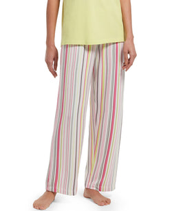 Hue Stripe Pajama Pants Off White thumbnail 1