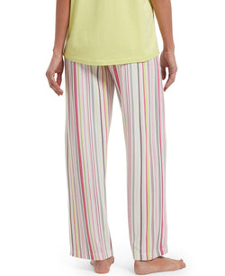 Hue Stripe Pajama Pants Off White thumbnail 2
