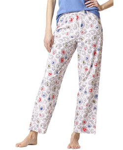 Hue animal Crunch Modern Classic Pj Pajama Pants Gardenia thumbnail 1