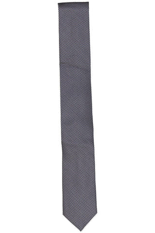 Hugo Textured Micro Dash Silk Skinny Tie Light Pink