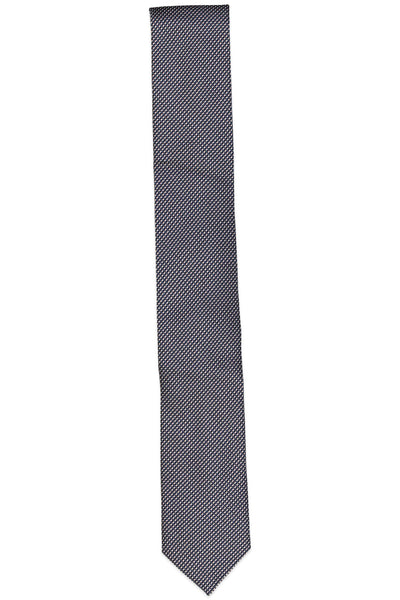 Hugo Textured Micro Dash Silk Skinny Tie Light Pink