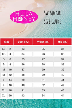 Hula Honey Bump in the Road PushUp Halter Tankini Top in Black/White thumbnail 4