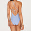 Hula Honey Juniors' Colorblocked High-leg Strappy Back One-piece Swimsuit Bright Pink ColorBlock