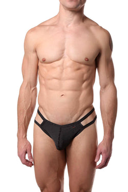 Hunk² Black Chaos Noir² Thong thumbnail 1