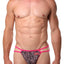 Hunk² Pink/Black Printed Chaos Etoile² Thong