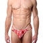 Hunk² Red/White Chaos Est² Thong