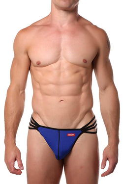 Hunk² Royal Blue Chaos Brillant² Thong thumbnail 1