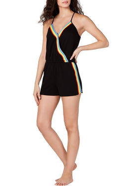 INC International Concepts Black Rainbow Pride Romper thumbnail 4