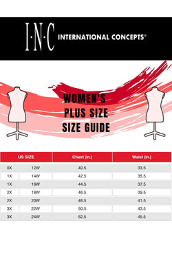 INC International Concepts PLUS Printed Pajama Pant in Blushing Stripe thumbnail 3