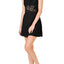 INC International Concepts Ultra Soft Lace Detail Chemise in Deep Black