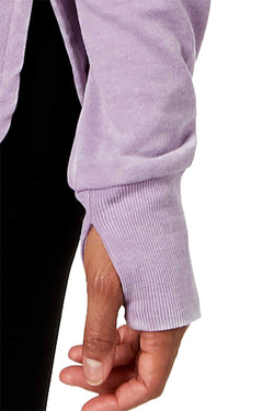 Ideology Lavender Bloom Graphic Strappy Back Long Sleeve Top thumbnail 4
