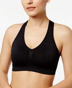 Ideology Low-impact Racerback Sports Bra Black thumbnail 1