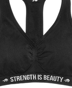 Ideology Low-impact Racerback Sports Bra Black thumbnail 3