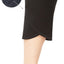 Ideology PLUS Black Noir Space Dye Flattering Cropped Athletic Pant