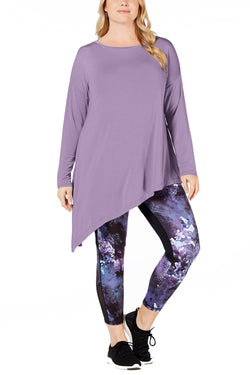 Ideology PLUS Lilac-Moon Modal Asymmetrical Top thumbnail 1