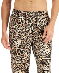 Inc International Concepts Cheetah-print Satin Pajama Pants Animal Print thumbnail 4