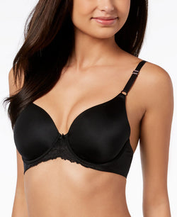 Inc International Concepts I.n.c Perfect Coverage Smooth T-shirt Bra Midnight Black thumbnail 1