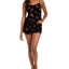 Inc International Concepts Inc Floral-print Burnout Velvet Top & Pajama Shorts Set Berry Flowers