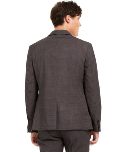 Inc International Concepts Inc Slim-fit Crosshatch Suit Jacket Charcoal Combo thumbnail 3