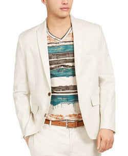 Inc International Concepts Inc Slim-fit Linen Jasper Blazer Stone Block thumbnail 1