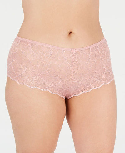 Inc International Concepts Inc Wo Plus Lace Boyshort Fresh Carnation