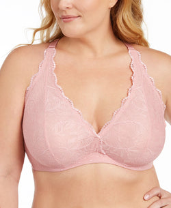 Inc International Concepts Inc Wo Plus Lace Halter-back Bralette Fresh Carnation thumbnail 1