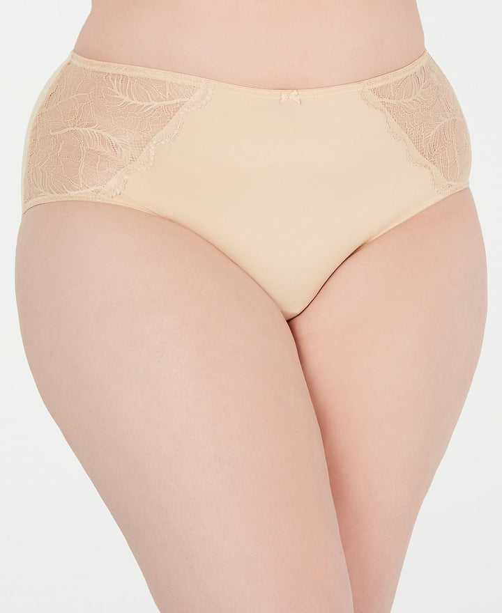 Inc International Concepts Inc Wo Plus Lace-trim Hipster Frappe