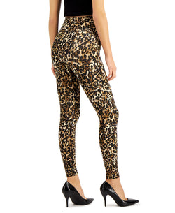 Inc International Concepts Leopard-print Compression Leggings Nude thumbnail 2