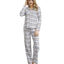 Ink+ivy Ink+ivy Wo Notch Pajama Top With The Lounge Pant Set Multi 1