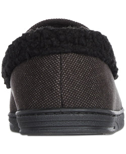 Isotoner Brushed Knit or Plaid Lewis Moccasin Slipper with Fleece Lining and Memory Foam thumbnail 3