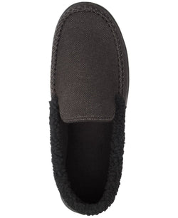 Isotoner Brushed Knit or Plaid Lewis Moccasin Slipper with Fleece Lining and Memory Foam thumbnail 4