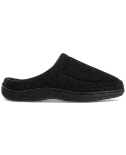 Isotoner Heathered Cord Knit Jermaine Clog Slipper with Micro Terry Lining thumbnail 2