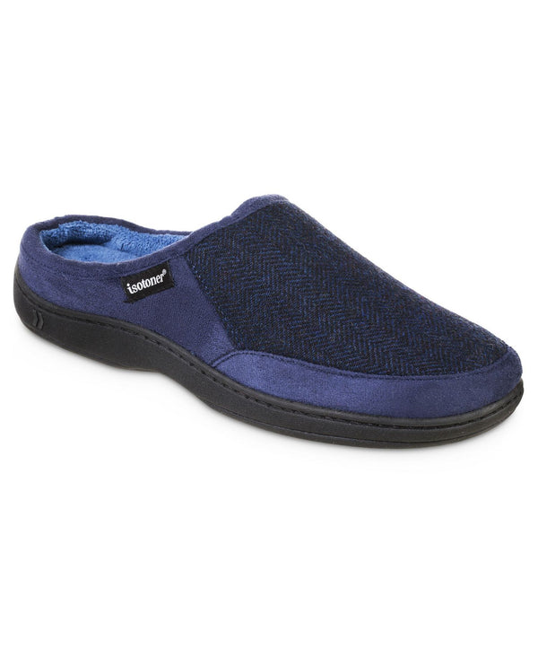 Isotoner Herringbone Logan Hoodback Slipper