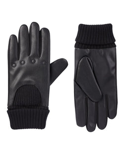 Isotoner Signature Artificial Leather Driver Touchscreen Gloves thumbnail 3