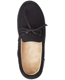 Isotoner Water Repellent Microsuede Carter Boater Moccasin Slipper with Memory Foam thumbnail 2