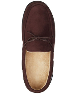 Isotoner Water Repellent Microsuede Carter Boater Moccasin Slipper with Memory Foam thumbnail 3