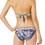 JAG Tropical Palm Retro Hipster Bikini Bottom in Navy/Bleu Marine