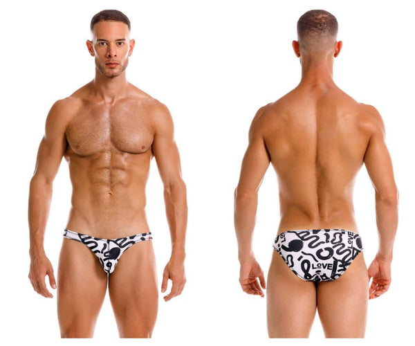 JOR Men's Underwear 2186 Love Bikini Color Printed