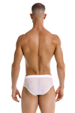 JOR Men's active and swimwear 2193 Mystic Swim Briefs Color White thumbnail 3