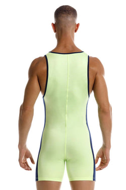 JOR Men's active and swimwear 2216 Fighter Bodysuit Color Green thumbnail 3