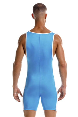 JOR Men's active and swimwear 2216 Fighter Bodysuit Color Turquoise thumbnail 3