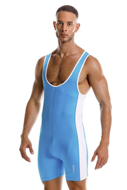 JOR Men's active and swimwear 2216 Fighter Bodysuit Color Turquoise thumbnail 4