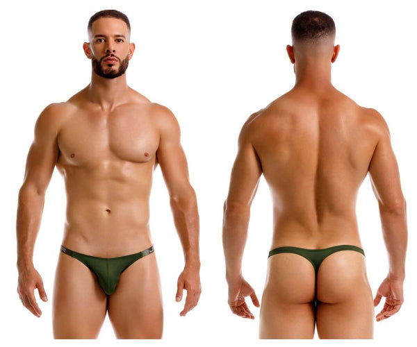 JOR Men's Underwear 2235 Eros Thongs Color Green