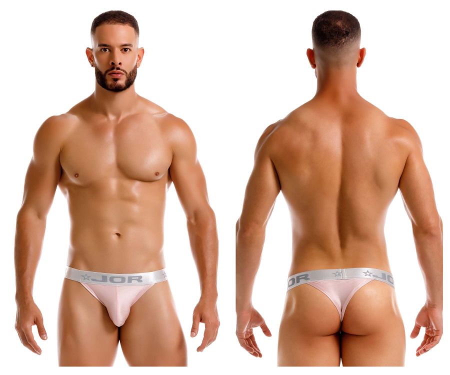 JOR Men's Underwear 2253 Bright Thongs Color Pink