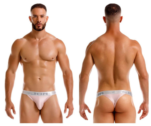 JOR Men's Underwear 2253 Bright Thongs Color Pink