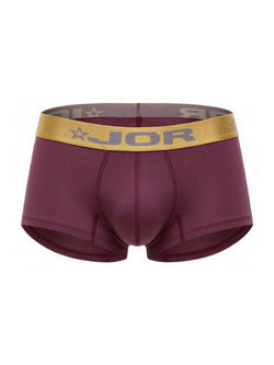 JOR Men's Underwear 2326 Soho Trunks Color Wine thumbnail 4