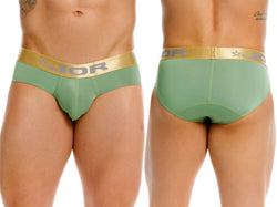JOR Men's Underwear 2327 Soho Briefs Color Green thumbnail 1